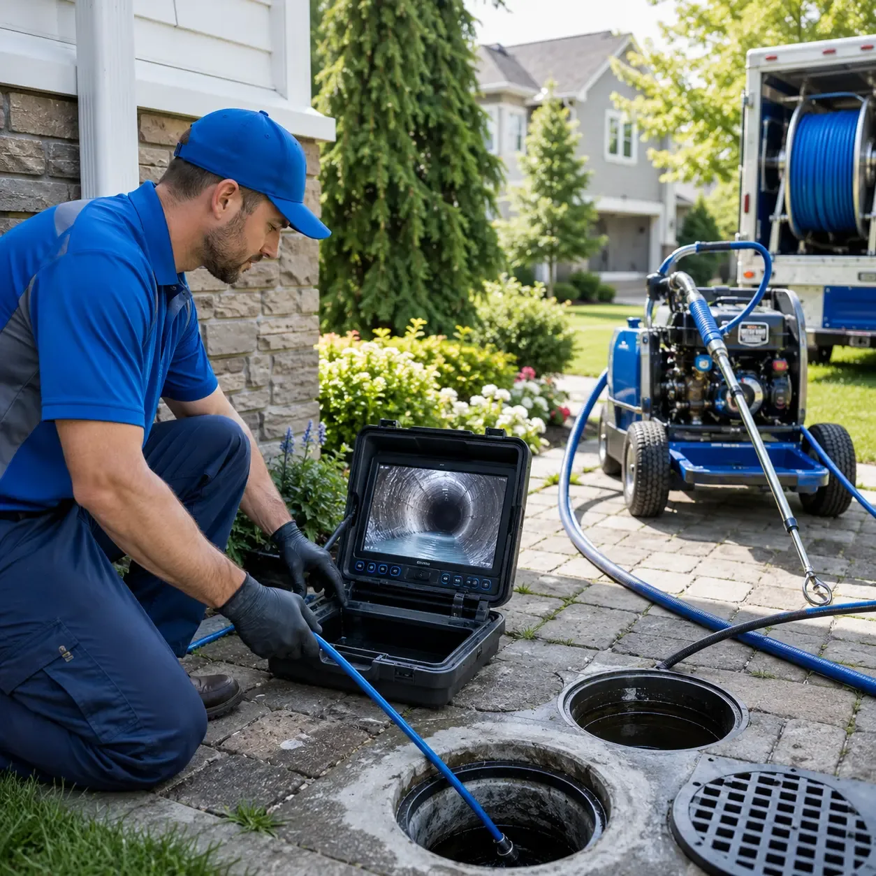 Outdoor drain cleaning professionals serving La Grange, KY